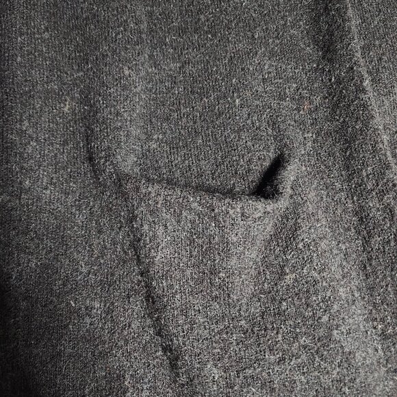 Soaked in Luxury long black wool cardigan - please read carefully - Picture 3 of 10